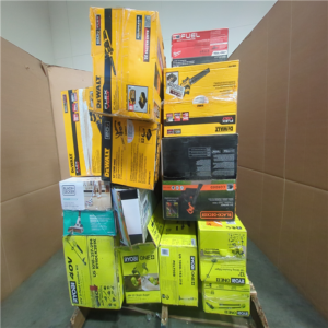 Mixed Power Tools Pallet – DeWalt, Milwaukee, Ryobi & More